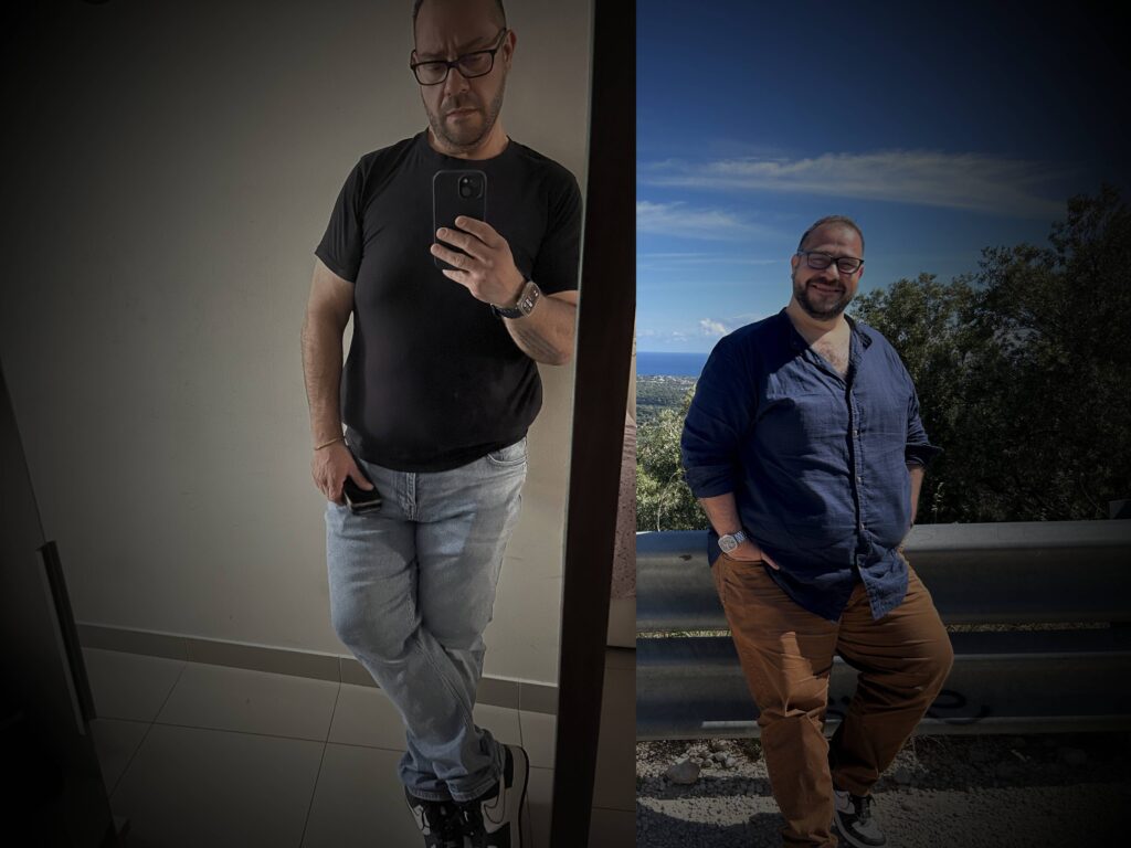 15-month body transformation before and after
